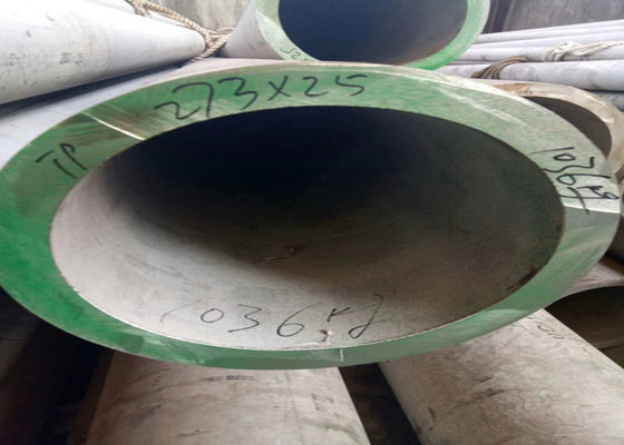 لوله های فولادی ضد زنگ بدون درز توخالی بزرگ، لوله بدون درز Ss کشیده شده سرد