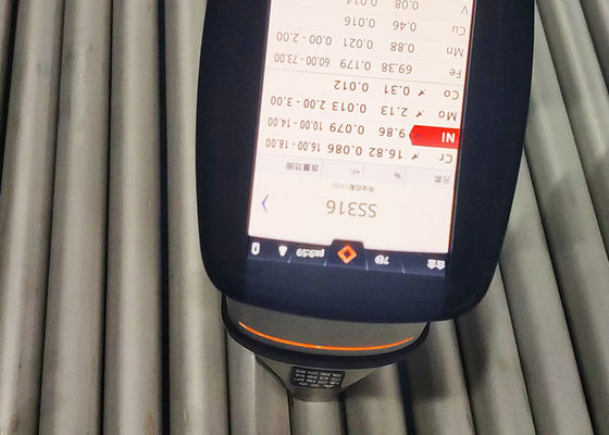 مواد لوله بدون درز Din 174 فولاد ضد زنگ 304 304L 310 321 316 316L